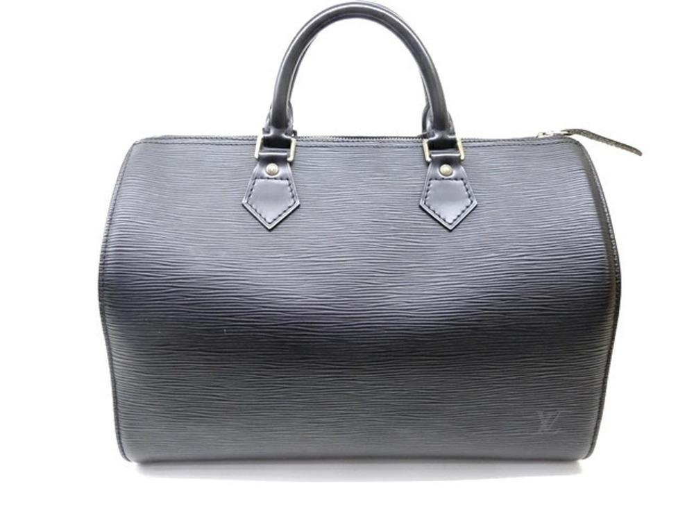 LOUIS VUITTON Speedy Bag Epi Leather Noir Black